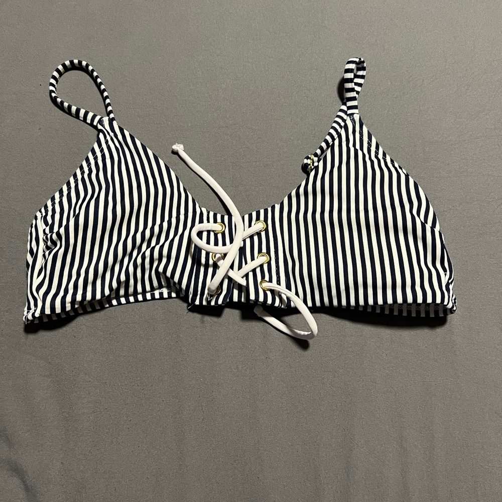 Striped Bikini Top